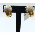 Alfieri St John - 18k  White & Yellow Gold Diamond,   Earring
